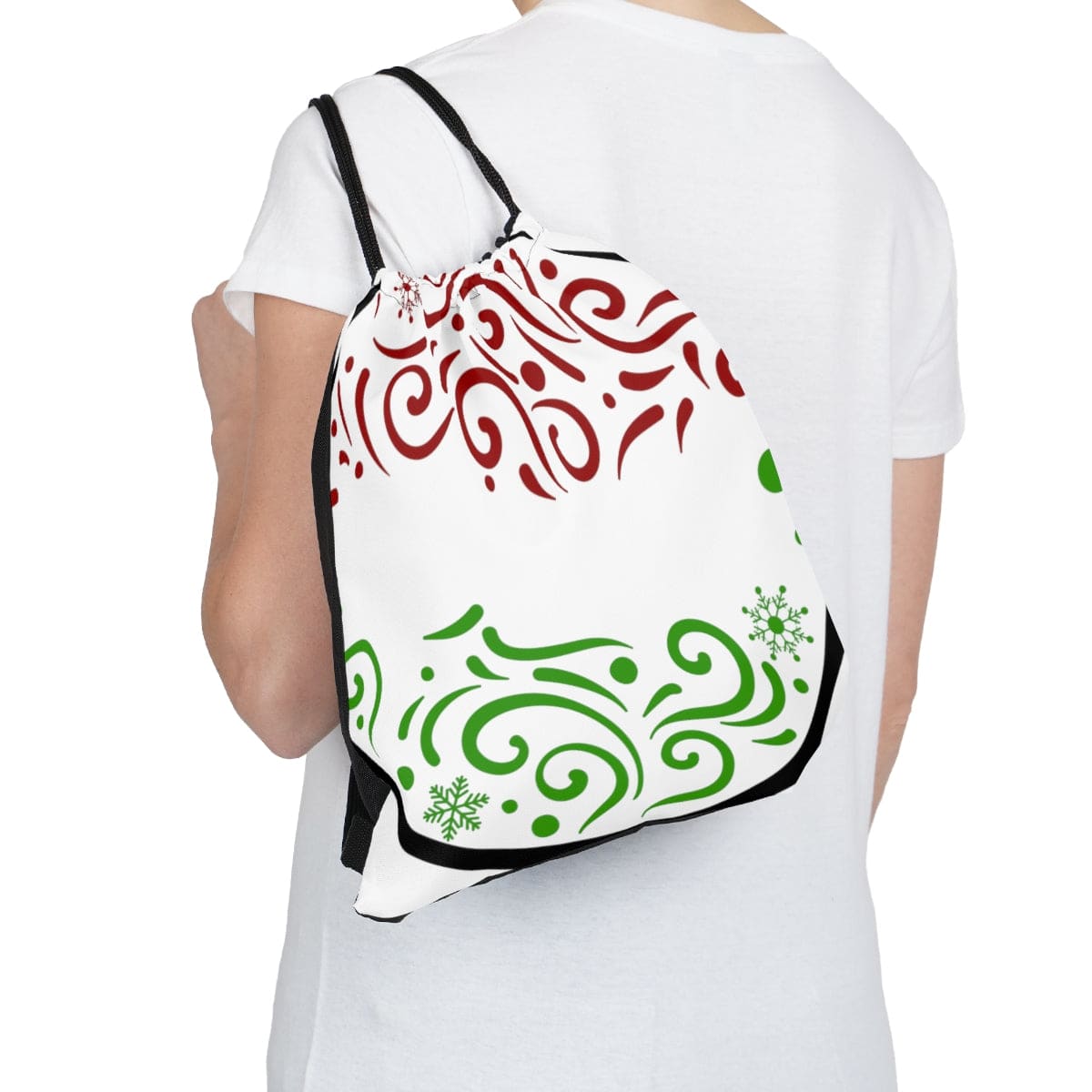 Drawstring Bag - Swirl Pattern-4