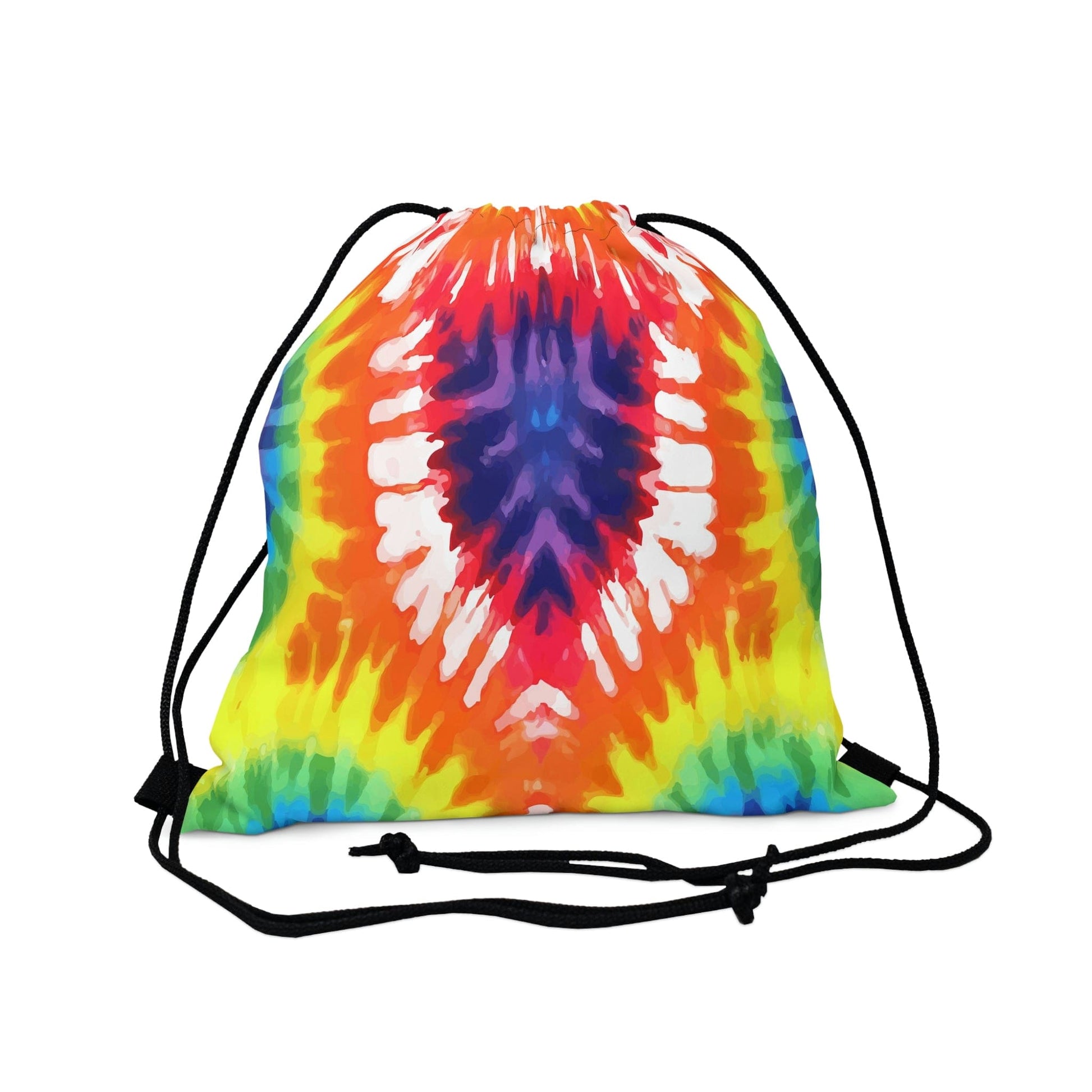 Drawstring Bag - Psychedelic Rainbow Tie Dye-0