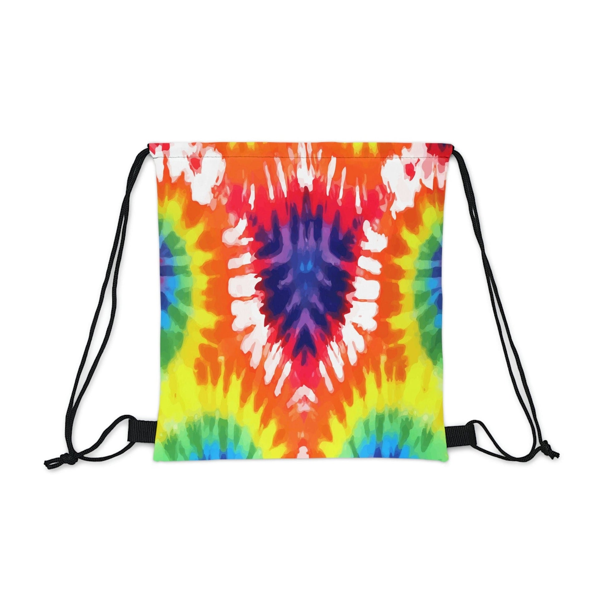 Drawstring Bag - Psychedelic Rainbow Tie Dye-1