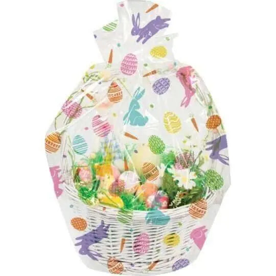 Easter Cello Basket Bags w/ Twist Ties-0