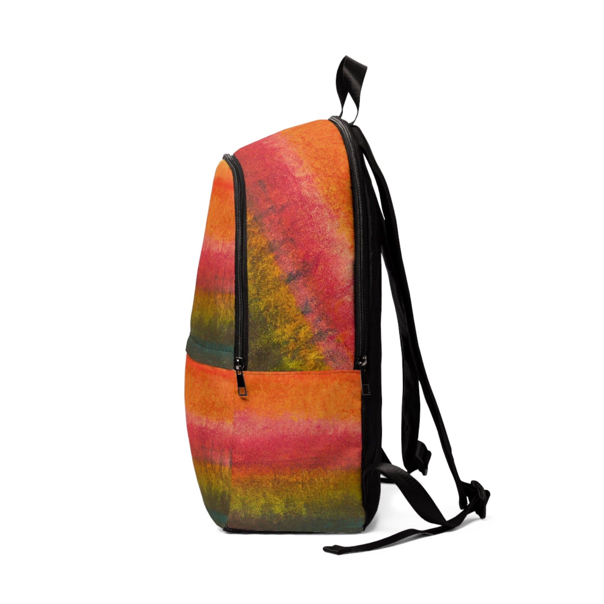 Fashion Backpack Waterproof Autumn Fall Watercolor Abstract Print-2