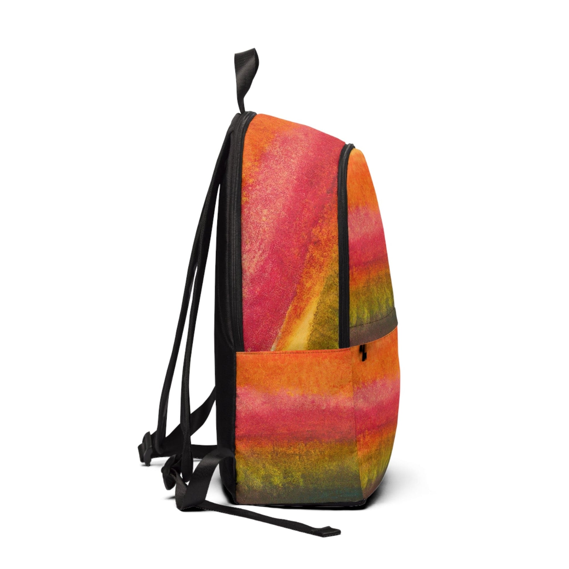 Fashion Backpack Waterproof Autumn Fall Watercolor Abstract Print-1