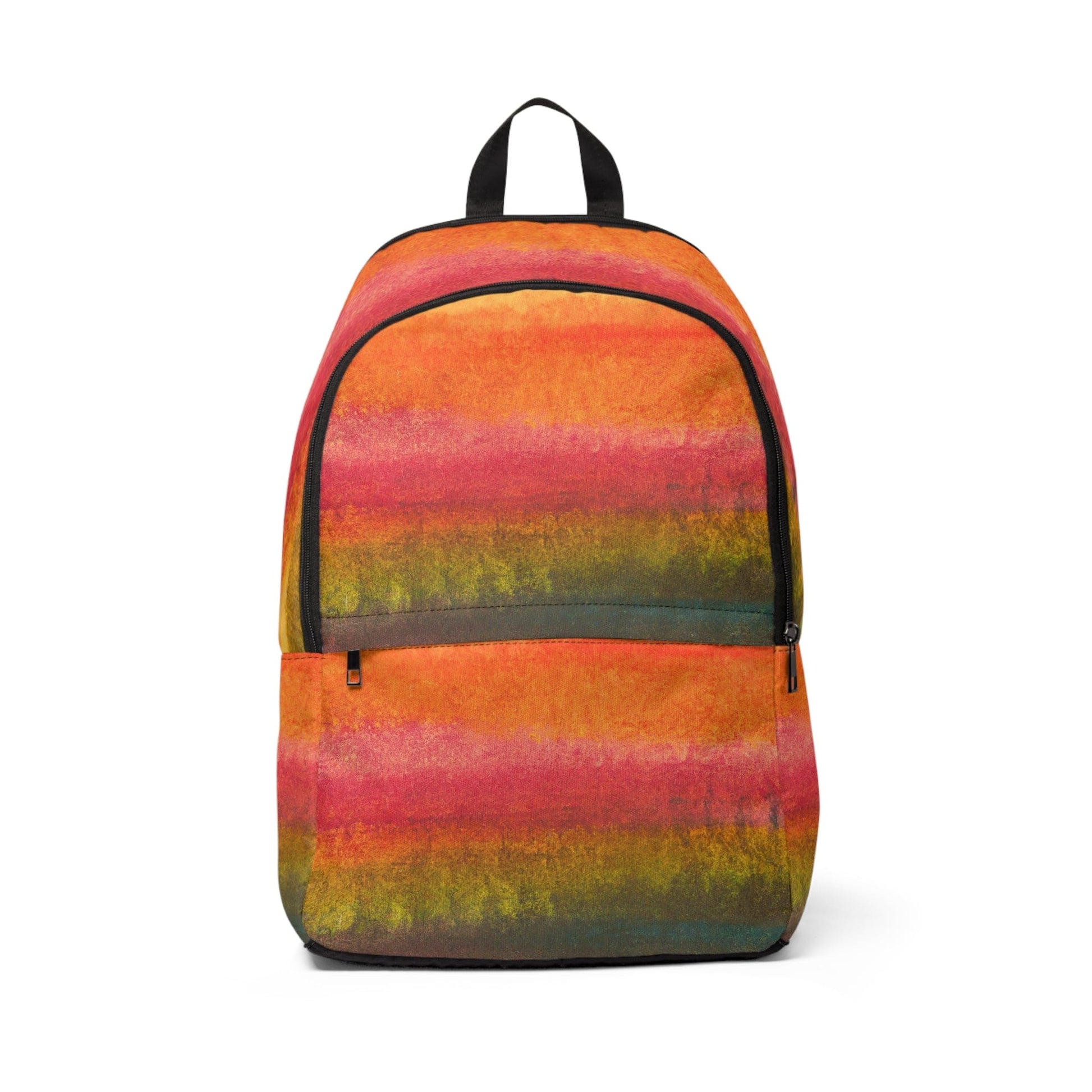Fashion Backpack Waterproof Autumn Fall Watercolor Abstract Print-0