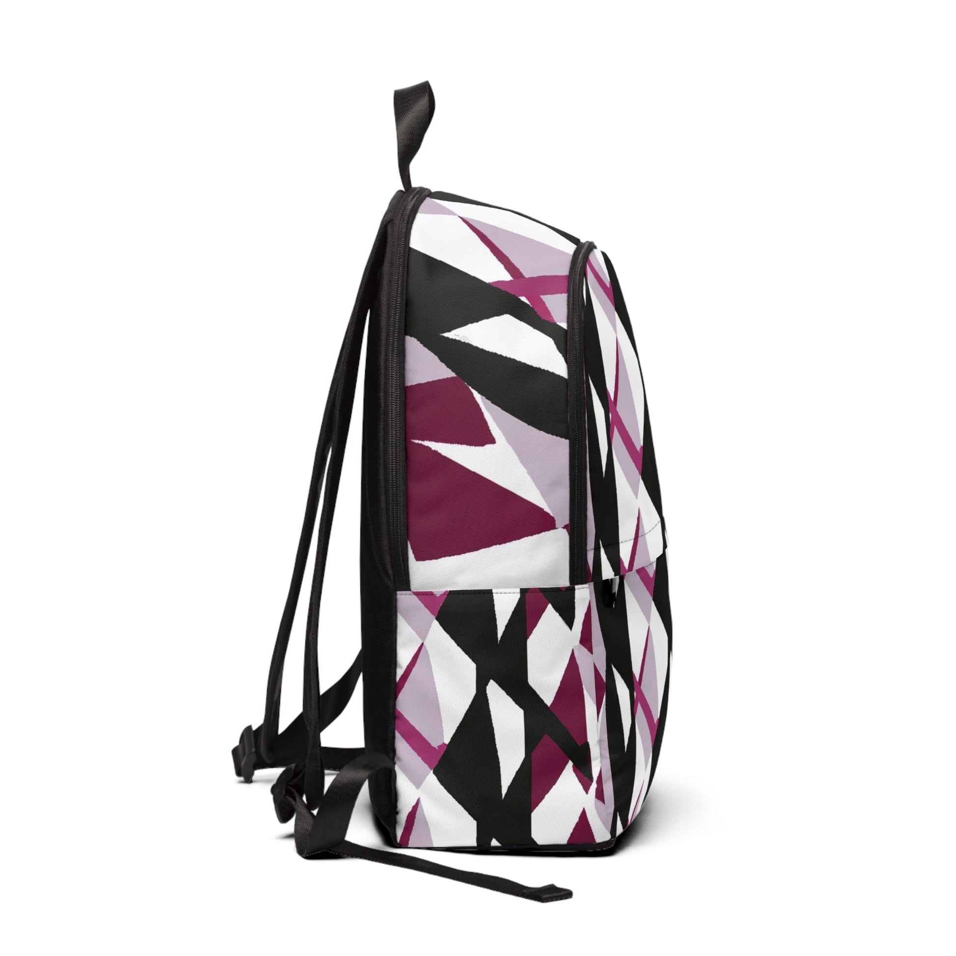 Fashion Backpack Waterproof Pink Mauve Pattern-1