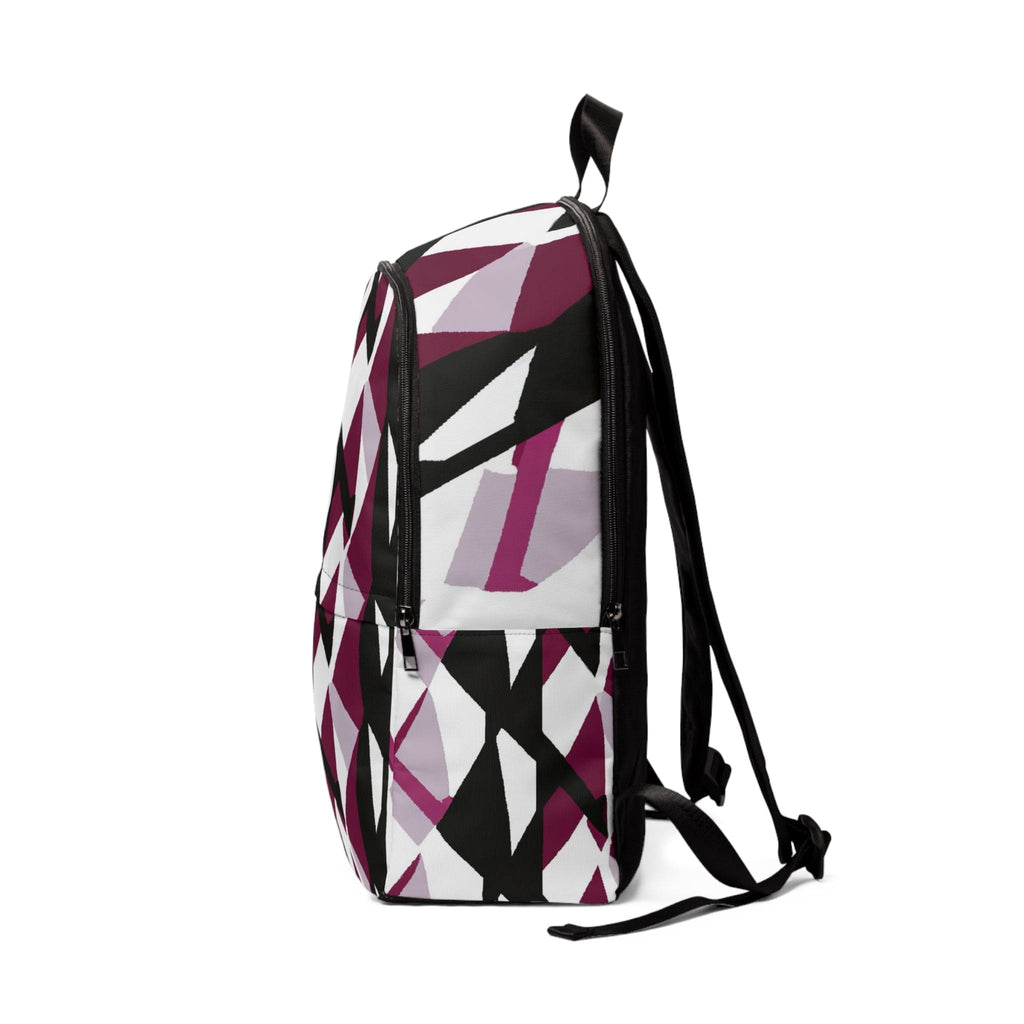 Fashion Backpack Waterproof Pink Mauve Pattern-2