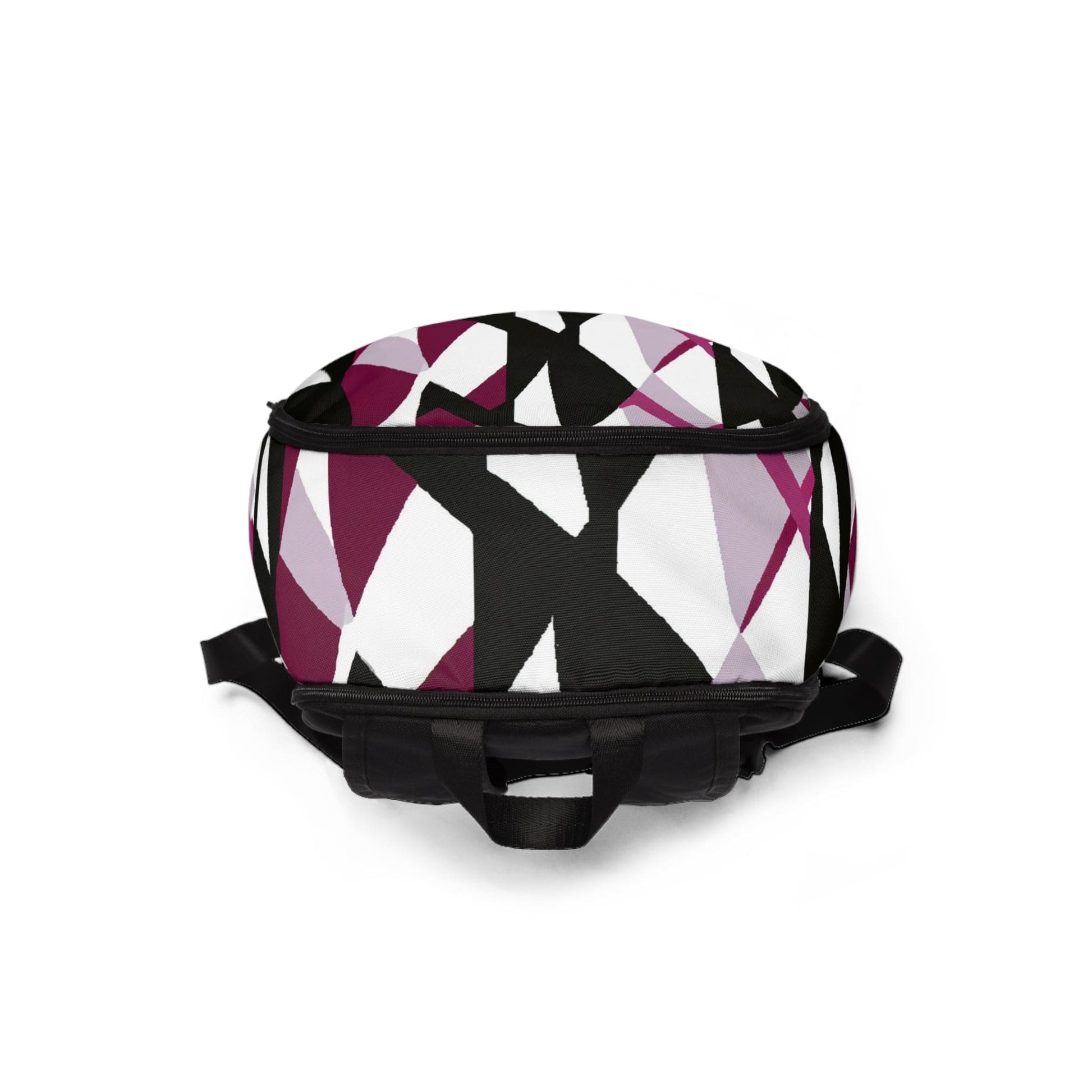 Fashion Backpack Waterproof Pink Mauve Pattern-3