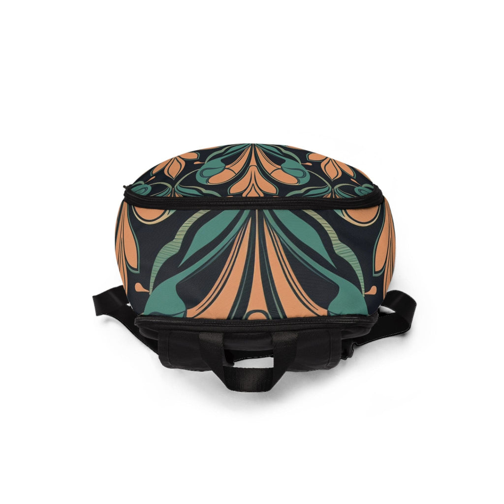Fashion Backpack Waterproof Retro Vintage Print-3