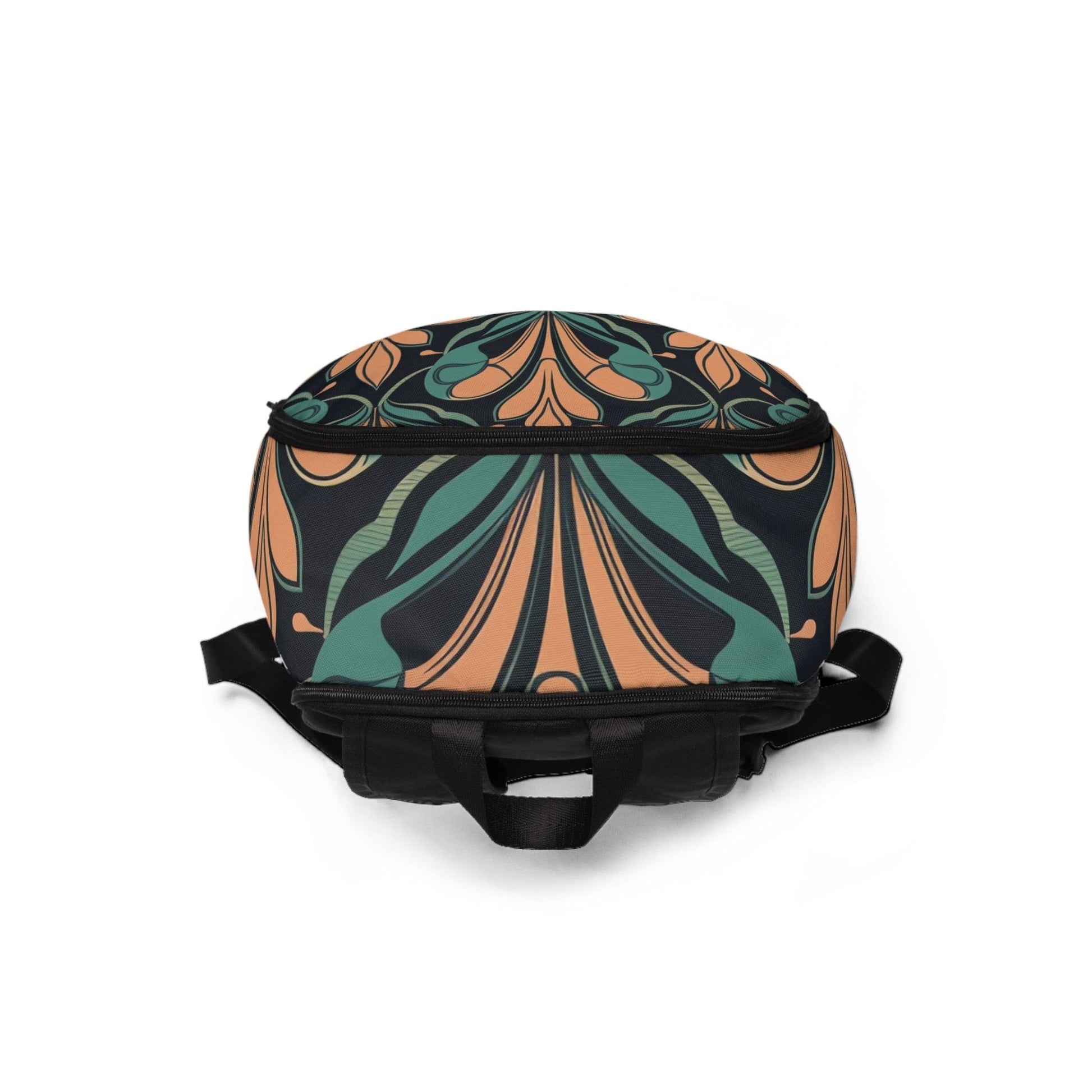 Fashion Backpack Waterproof Retro Vintage Print-3
