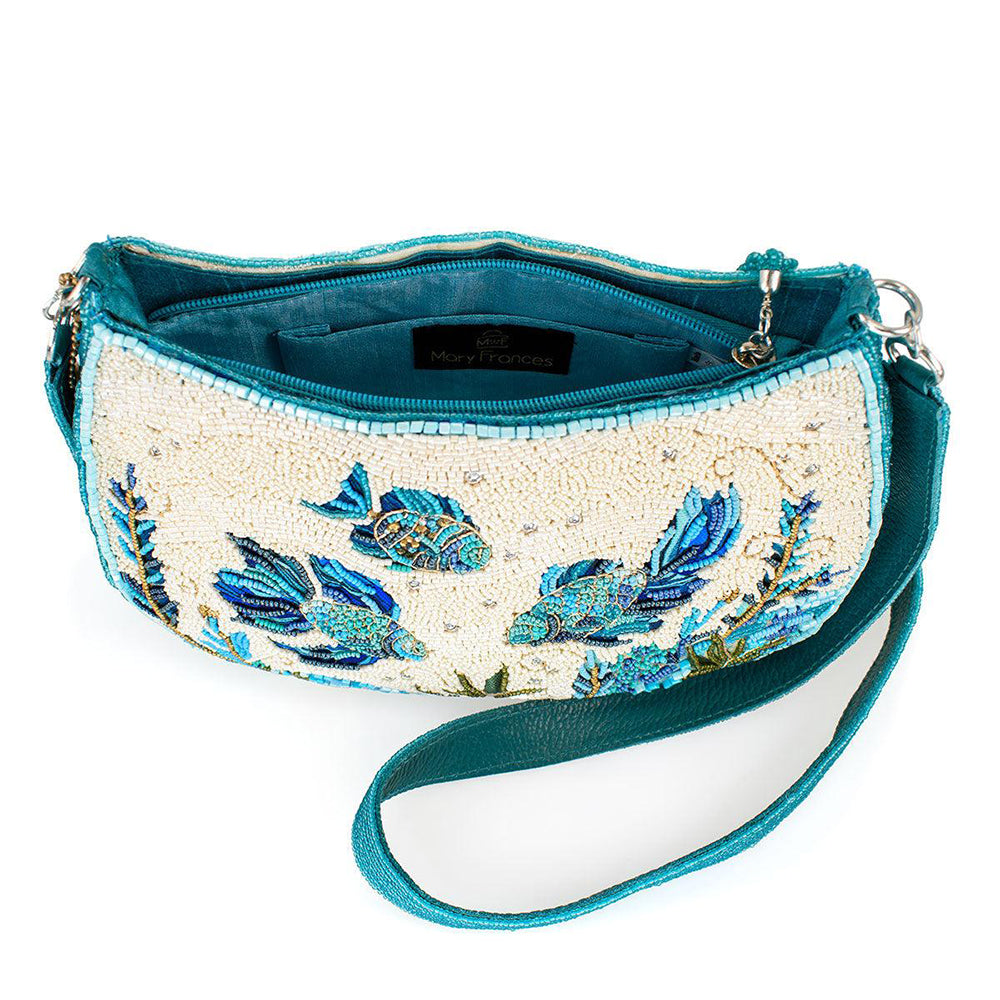 Fish Harmony Crossbody Handbag by Mary Frances-4