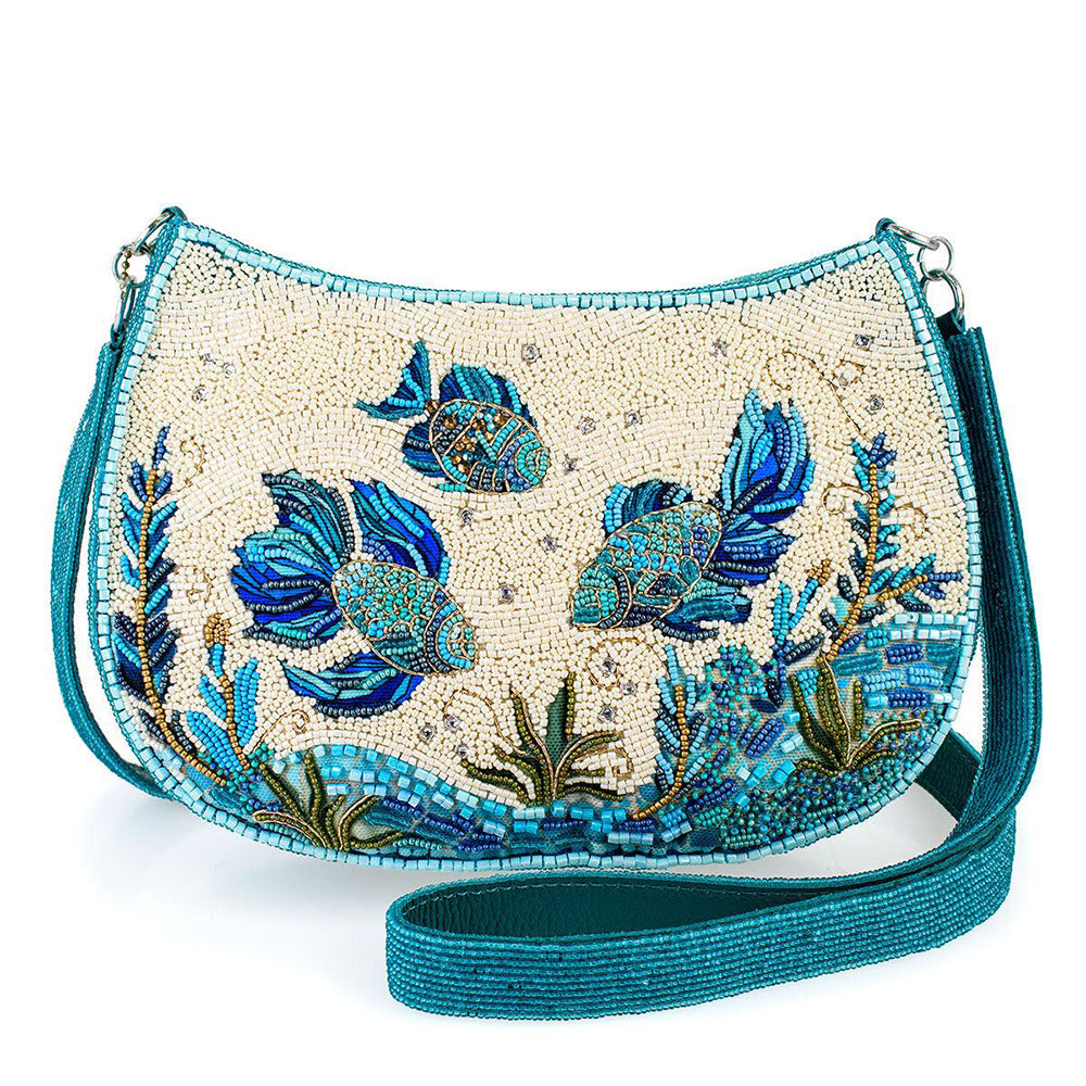 Fish Harmony Crossbody Handbag by Mary Frances-0