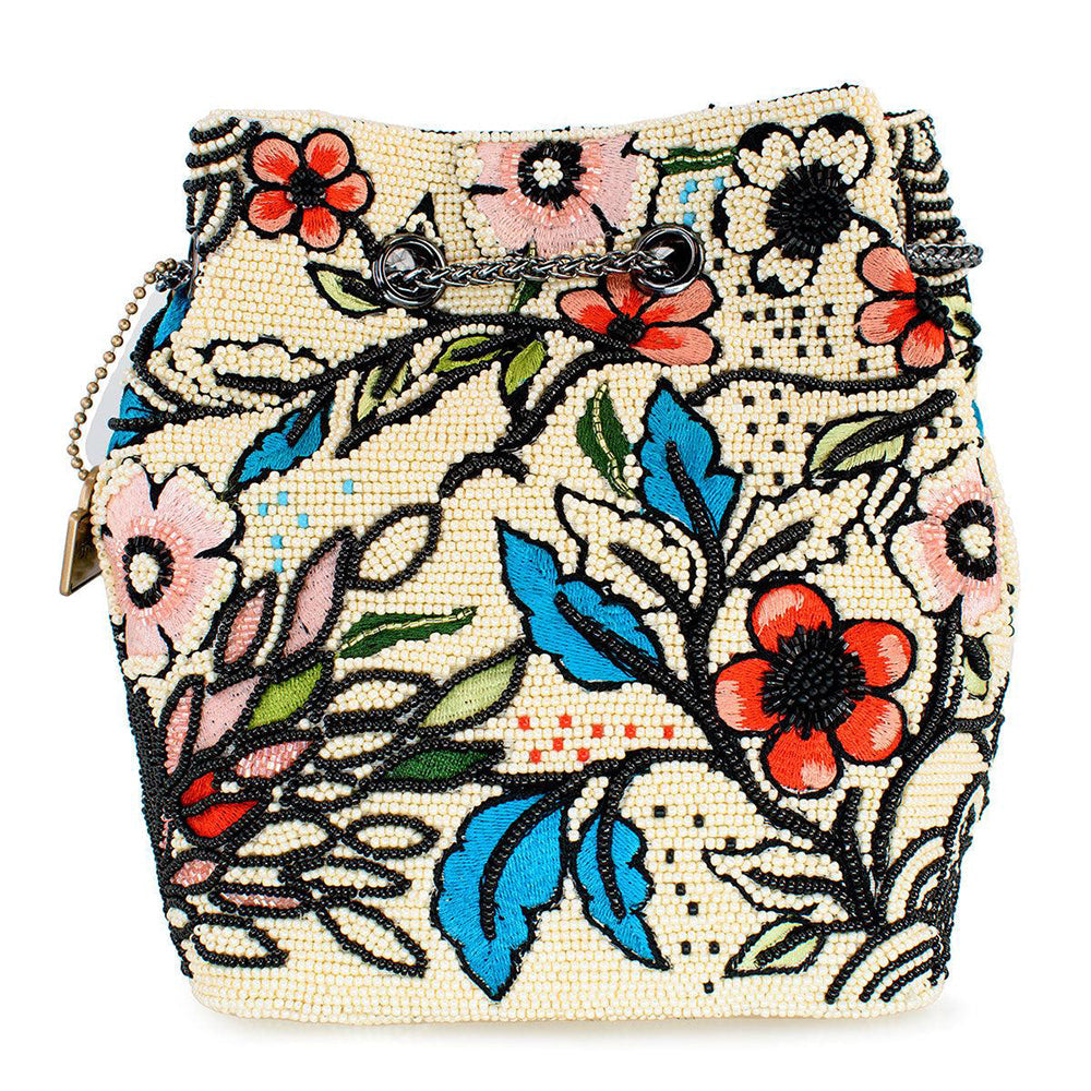 Flower Child Convertible Crossbody/Shoulder Handbag by Mary Frances-2