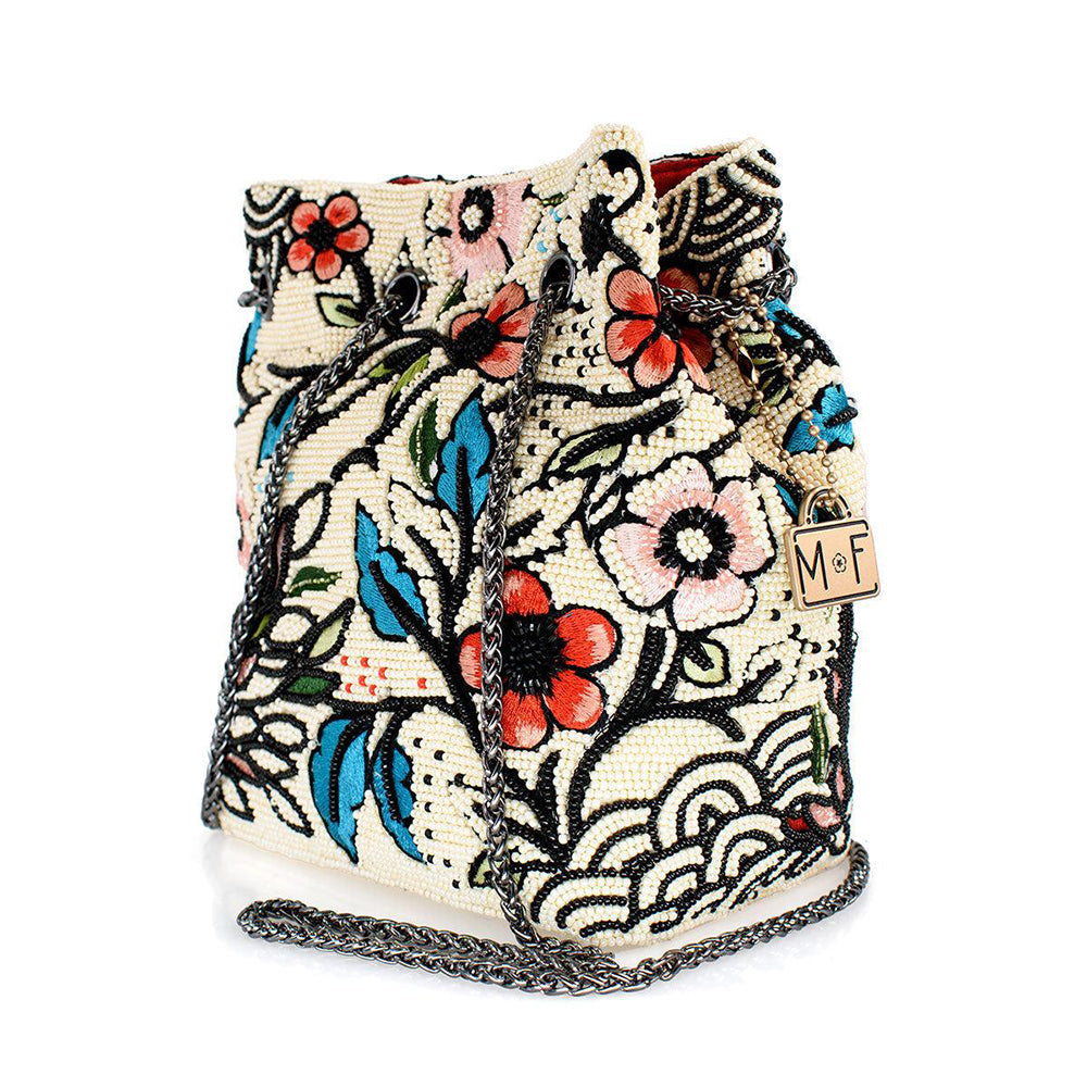 Flower Child Convertible Crossbody/Shoulder Handbag by Mary Frances-4