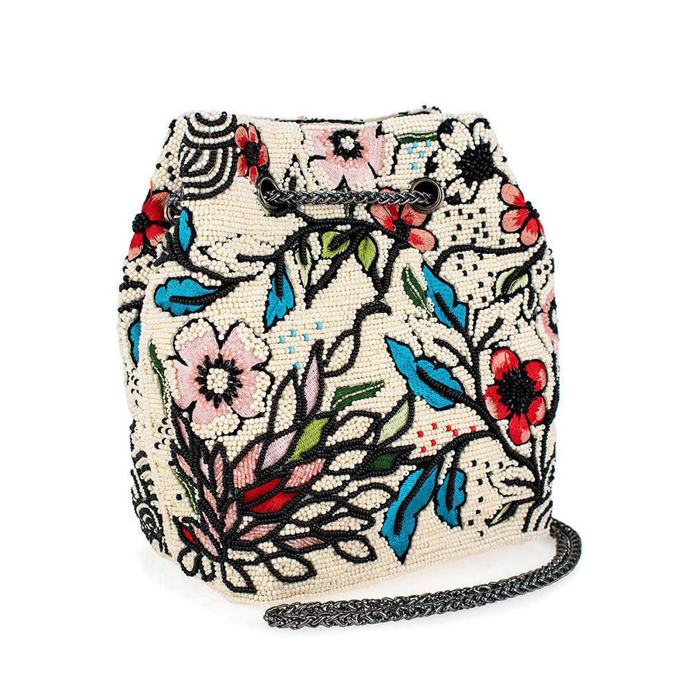 Flower Child Convertible Crossbody/Shoulder Handbag by Mary Frances-0