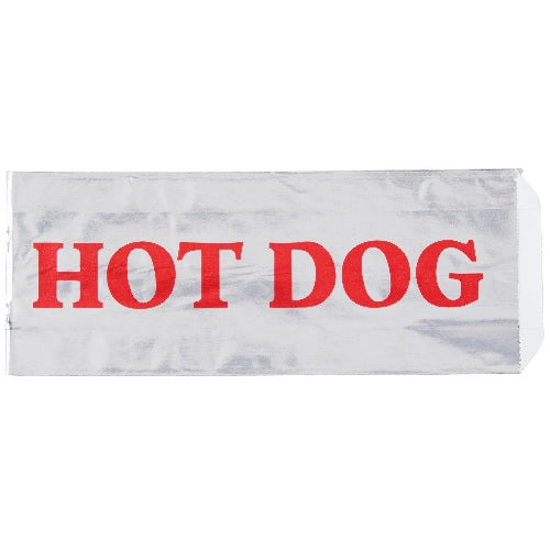 Foil Hot Dog Bags - 1000 Bags Per Case-0