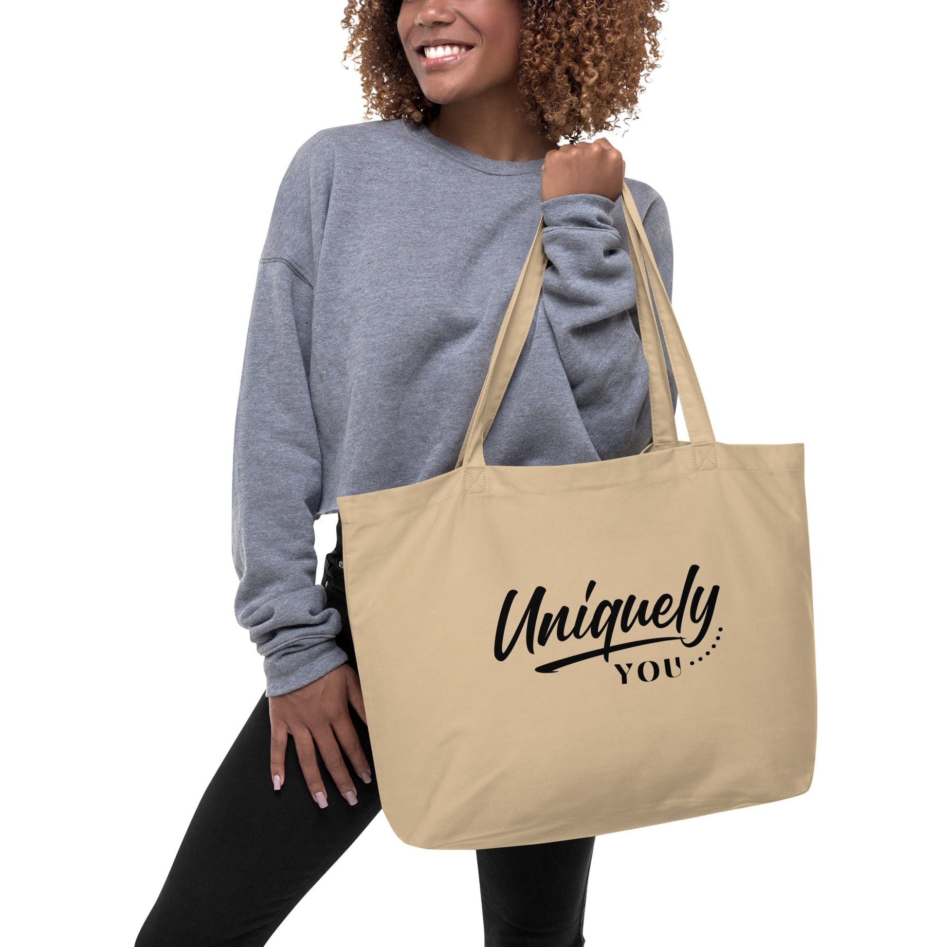 Large Beige Tote Bag-0