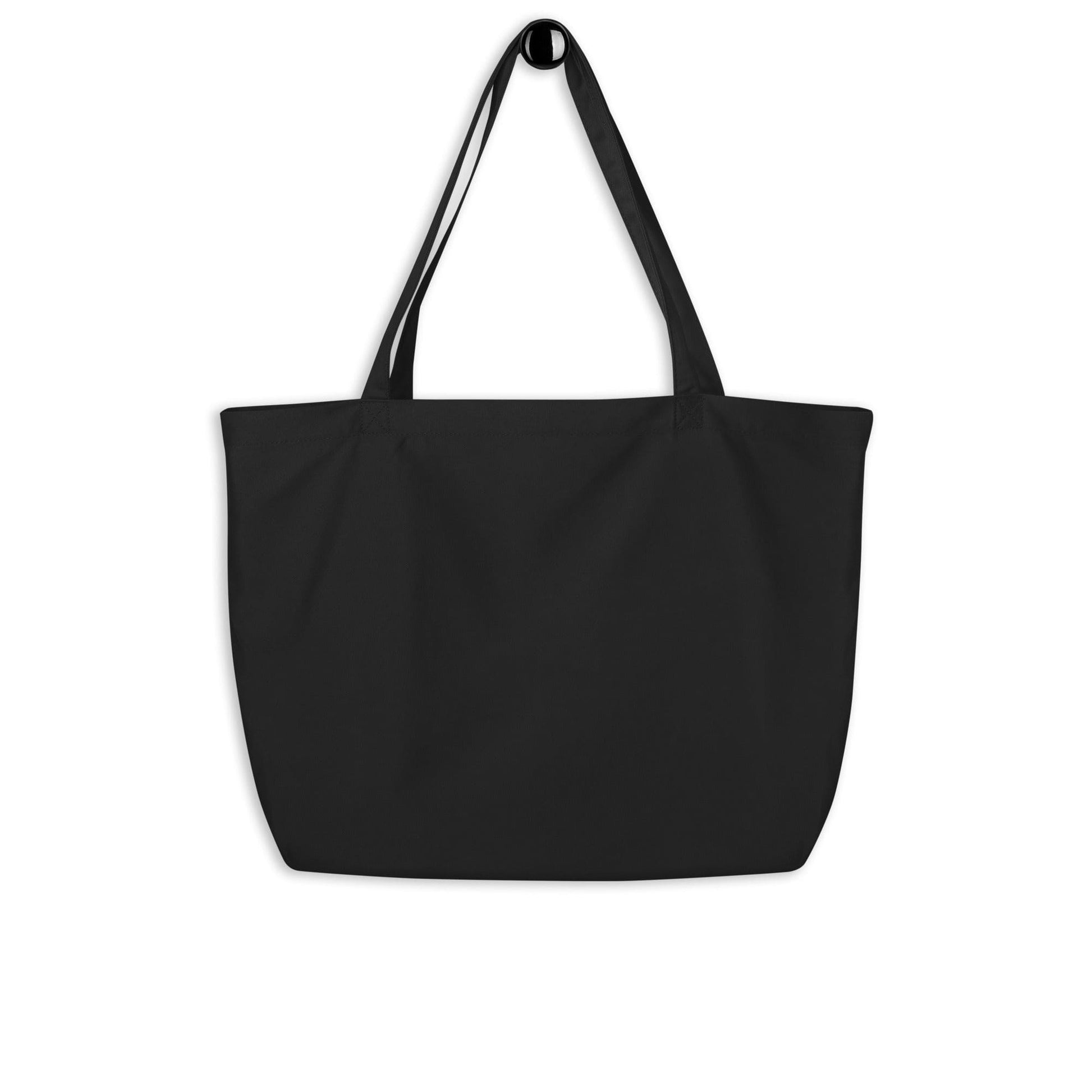Large Black Tote Bag - Uniquely you Illustration-1