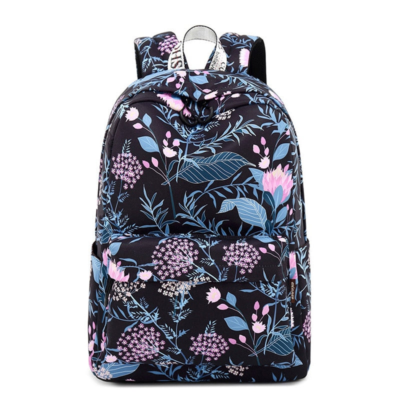 Large Capacity Women New Multifunction Flower Backpacks-0
