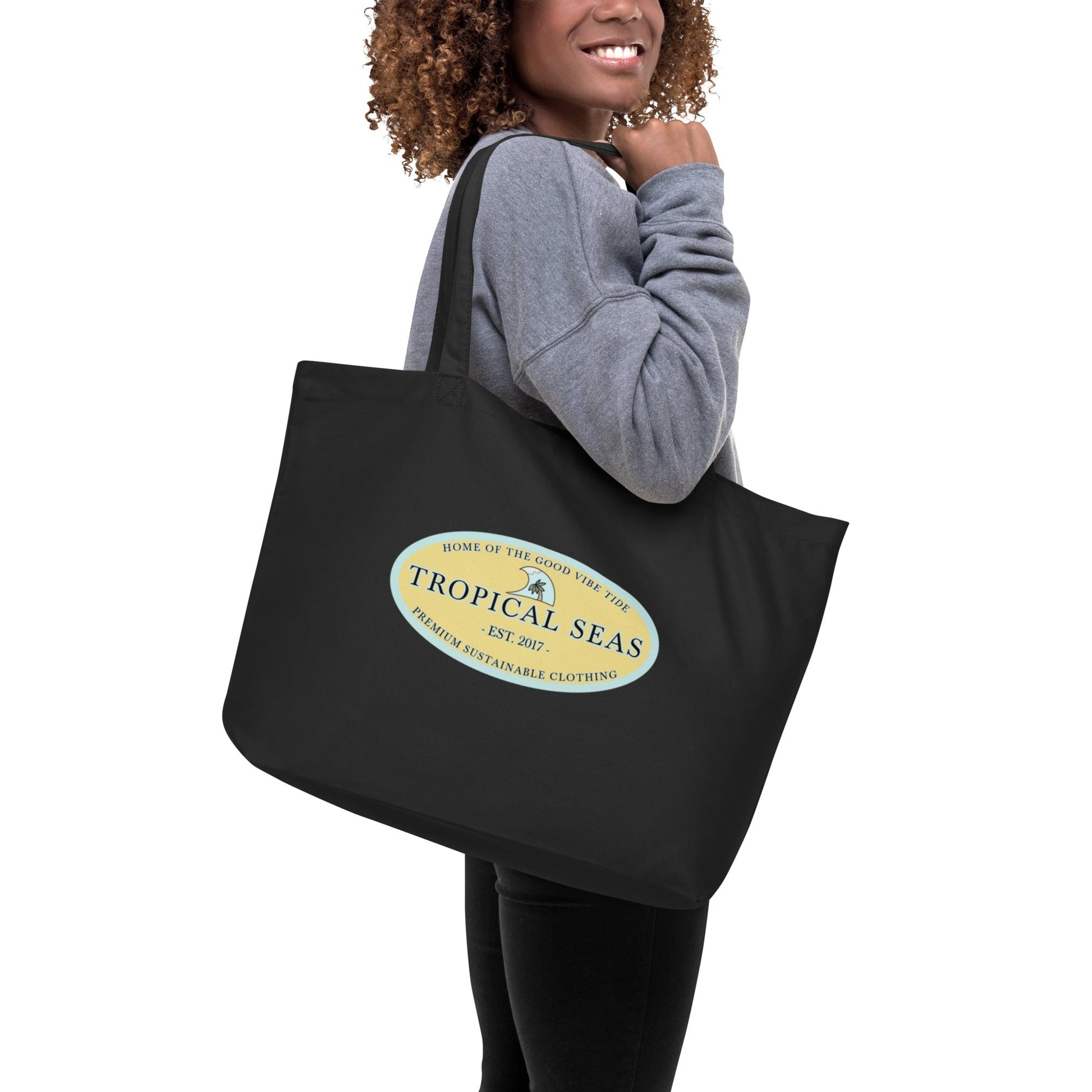 Large Dreamland Organic Tote Bag-3