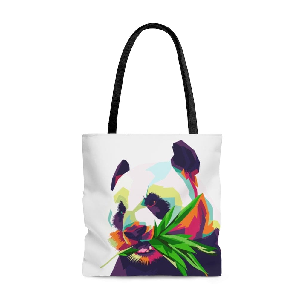 Large Tote Bag / Colorful Pop Art Panda - B154150-0