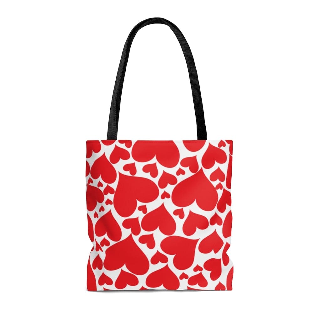 Large Tote Bag / Love Red Hearts - B174269-3