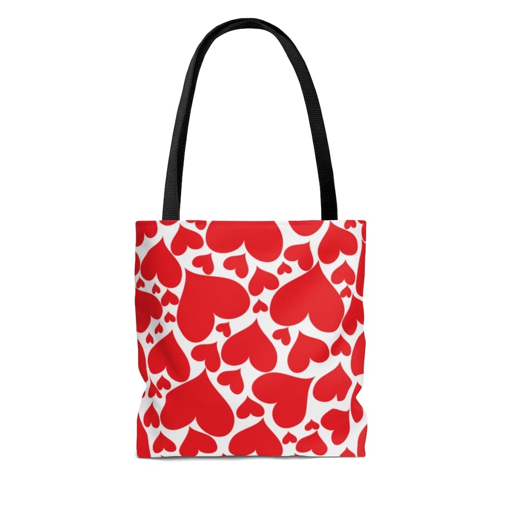 Large Tote Bag / Love Red Hearts - B174269-1