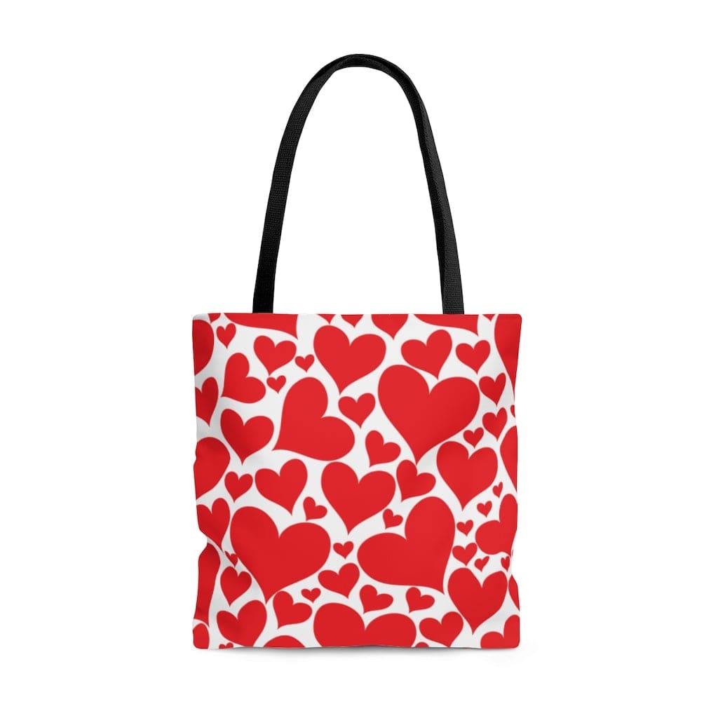 Large Tote Bag / Love Red Hearts - B174269-4