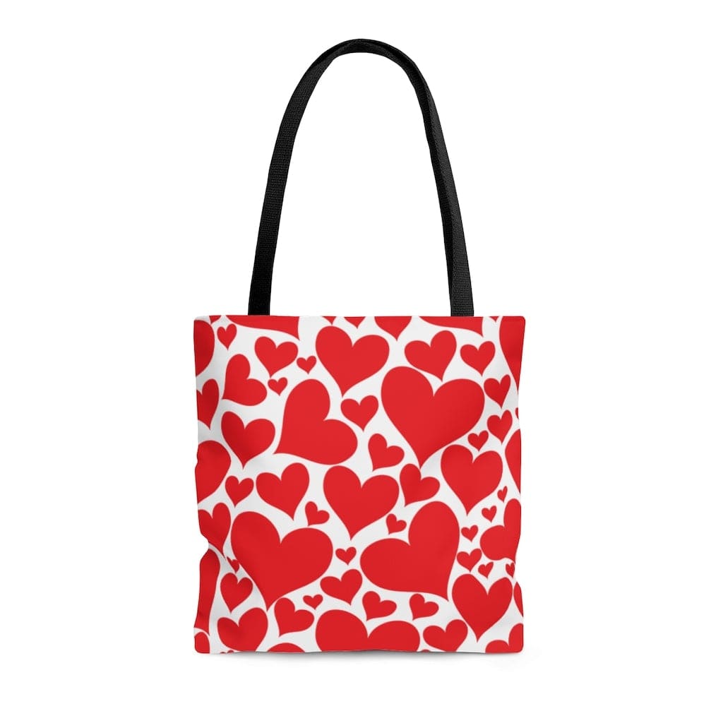 Large Tote Bag / Love Red Hearts - B174269-2