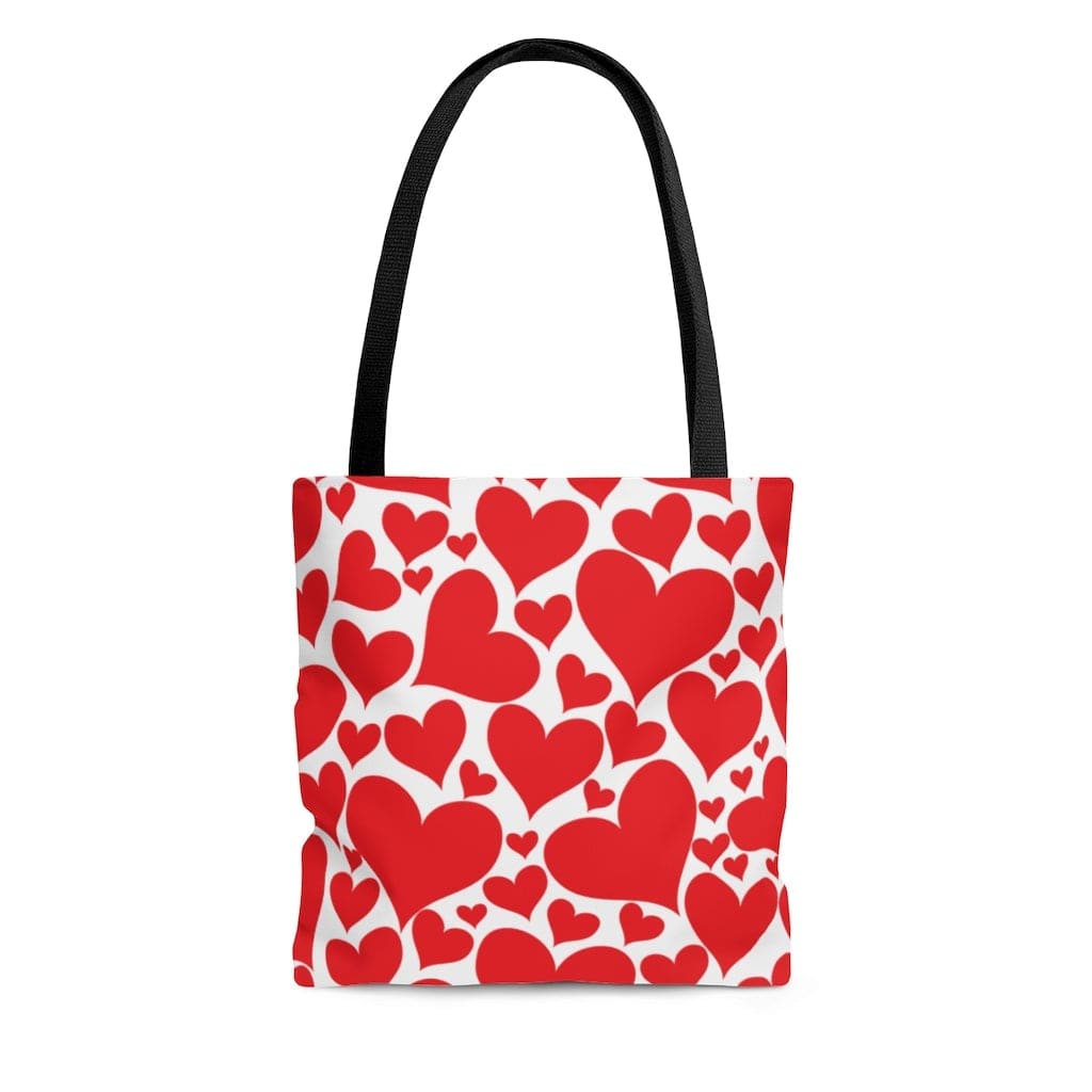 Large Tote Bag / Love Red Hearts - B174269-0